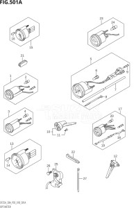 02504F-810001 (2018) 25hp P03-U.S.A (DF25A  DF25AQ  DF25AT  DF25ATH) DF25A drawing OPT:METER (DF25AT,DF30AT)