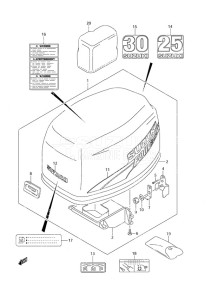 DF 30 drawing Engine Cover