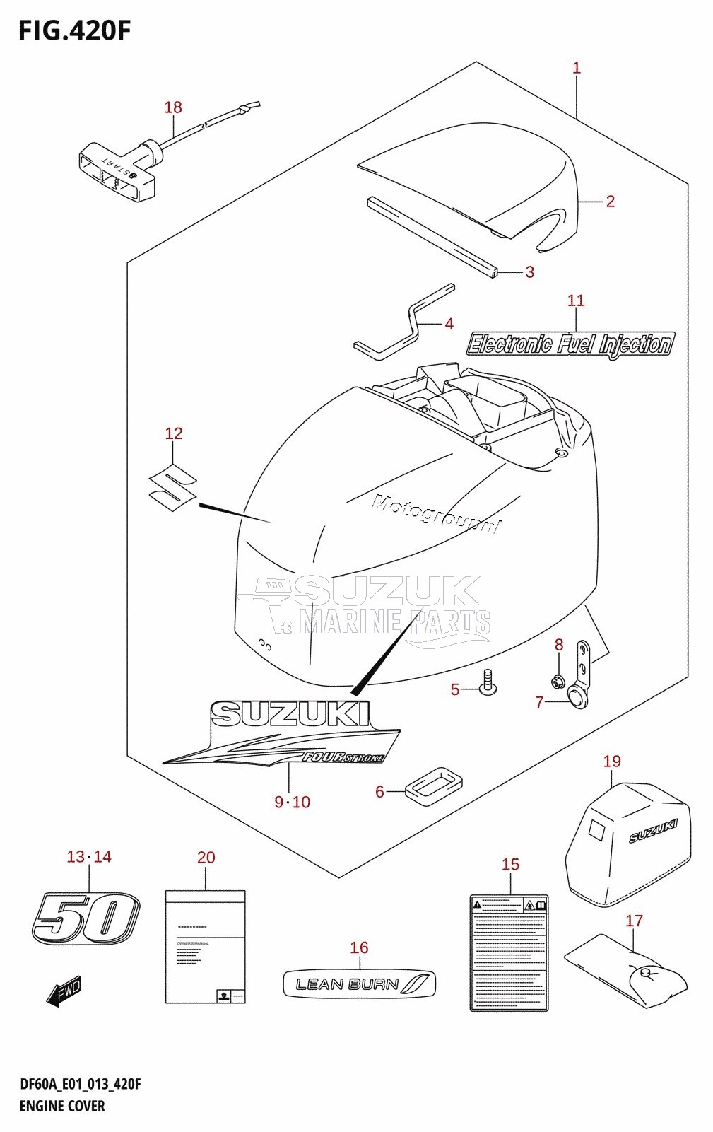 ENGINE COVER (DF50ATH:E01)