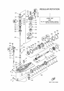 F225J drawing PROPELLER-HOUSING-AND-TRANSMISSION-1