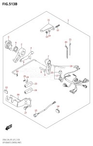 DF8A From 00801F-510001 (P01)  2015 drawing OPT:REMOTE CONTROL PARTS (DF9.9A:P01)