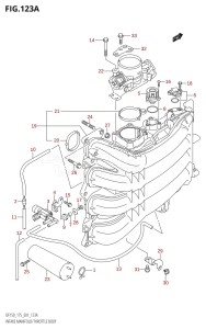 DF150Z From 15002Z-110001 (E01)  2011 drawing INTAKE MANIFOLD /​ THROTTLE BODY