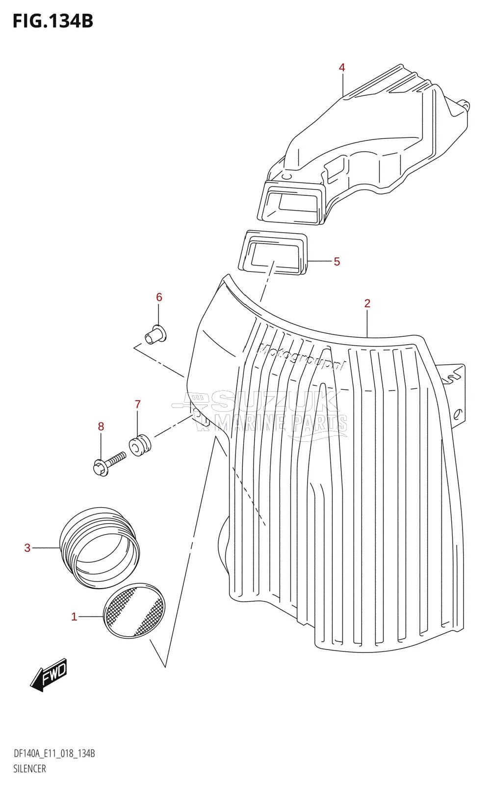 SILENCER (DF115AT,DF115AZ,DF140AT,DF140AZ,DF115AST)