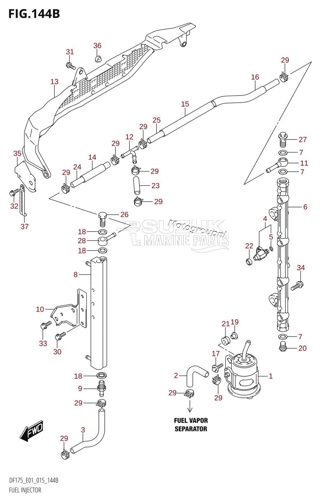 FUEL INJECTOR (DF150T:E40)