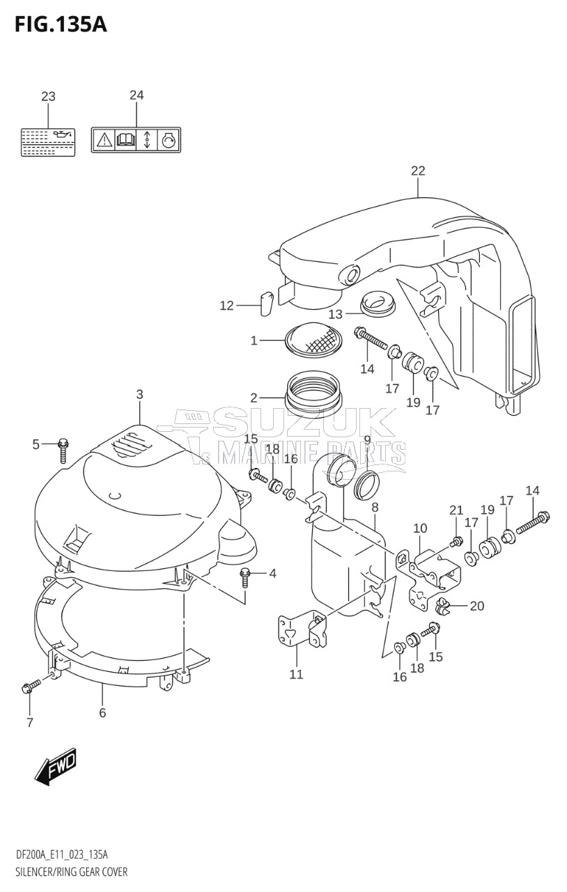 SILENCER / RING GEAR COVER