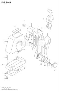 01504F-810001 (2018) 15hp P01-Gen. Export 1 (DF15A  DF15AT) DF15A drawing OPT:REMOTE CONTROL ASSY SINGLE (1) (DF9.9B,DF9.9BR,DF9.9BT,DF15A)