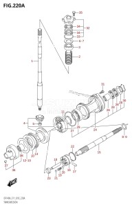 DF115AZ From 11503Z-810001 (E11 E40)  2018 drawing TRANSMISSION (DF100AT,DF115AST)