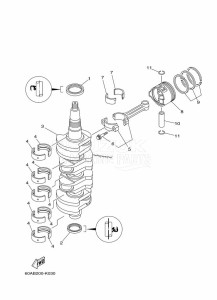 FT50CETL drawing CRANKSHAFT--PISTON