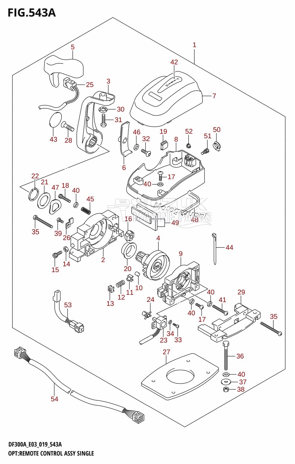 OPT:REMOTE CONTROL ASSY SINGLE