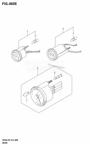 DF60A From 06002F-310001 (E01 E40)  2013 drawing METER (DF60A:E40)