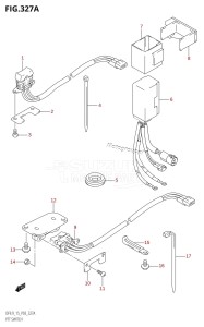 DF9.9 From 00993F-210001 (P03)  2012 drawing PTT SWITCH (DF9.9T,DF9.9TH)