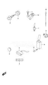 Outboard DF 25A drawing Sensor/Switch Remote Control