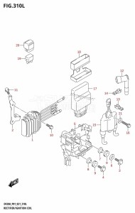 DF20A From 02002F-040001 (P40)  2020 drawing RECTIFIER /​ IGNITION COIL (DF20A:P40:020)