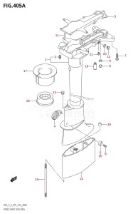 DF4 From 00402F-410001 (P01)  2014 drawing DRIVE SHAFT HOUSING