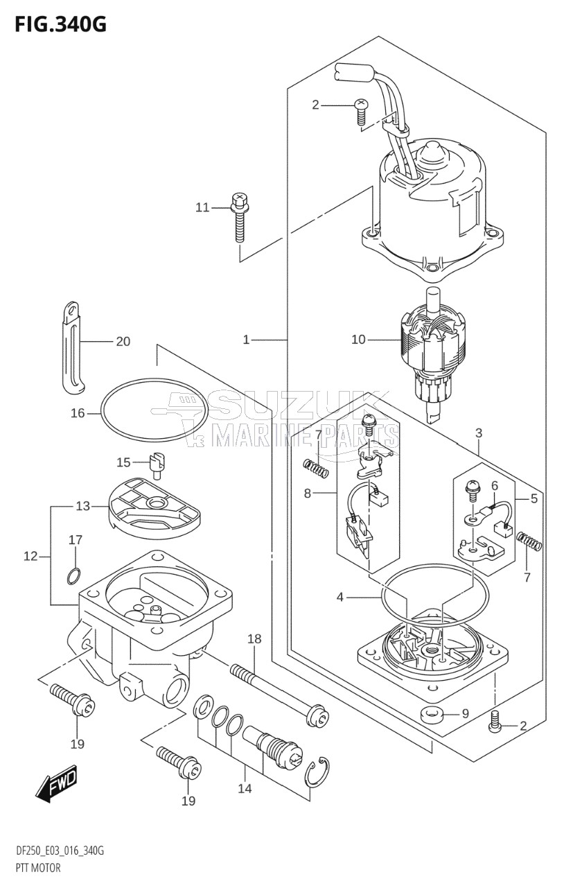 PTT MOTOR (DF200T:E03:L-TRANSOM)