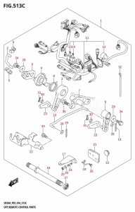 DF15A From 01504F-610001 (P03)  2016 drawing OPT:REMOTE CONTROL PARTS (DF20A:P03)