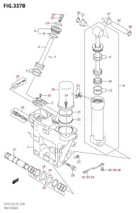 DF250Z From 25003Z-210001 (E03)  2012 drawing TRIM CYLINDER (DF200Z:E03:X-TRANSOM)