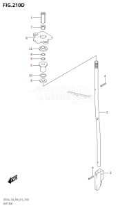 DT9.9A From 00996-510001 (P36 P40)  2015 drawing SHIFT ROD (DT9.9AK:P36)