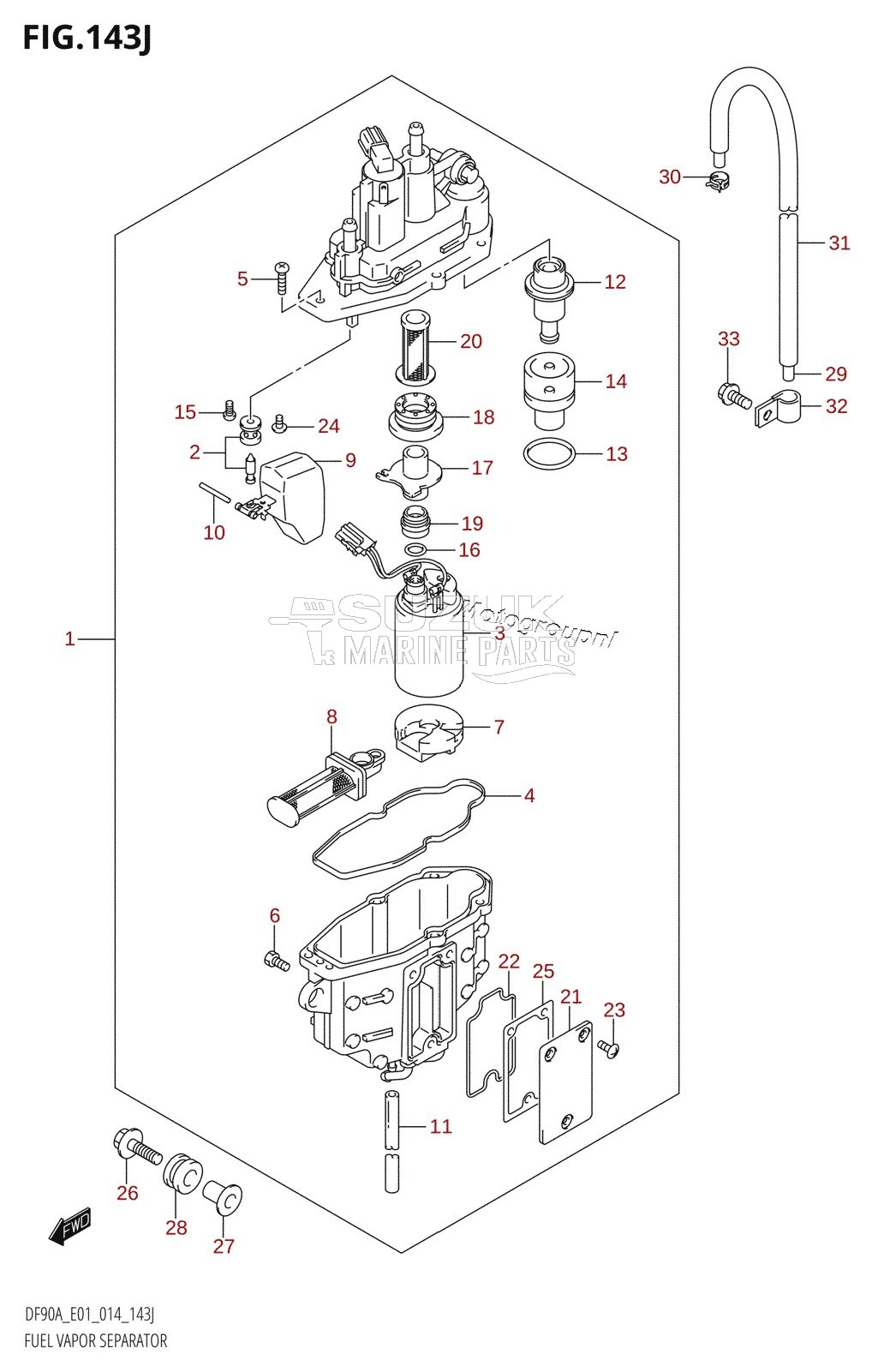 FUEL VAPOR SEPARATOR (DF90ATH:E01)