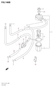 DT9.9 From 00991K-510001 (E13 E36)  2005 drawing FUEL PUMP (DT9.9K,DT15K)