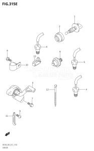 25003Z-210001 (2012) 250hp E03-USA (DF250Z) DF250Z drawing SENSOR (DF250T:E03)