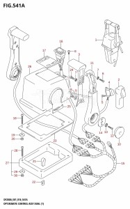 DF200AZ From 20003Z-610001 (E03)  2016 drawing OPT:REMOTE CONTROL ASSY DUAL (1)