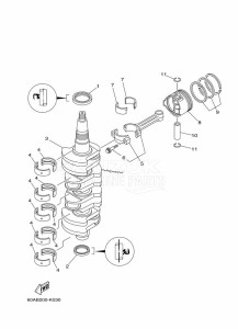 F50DETL drawing CRANKSHAFT--PISTON