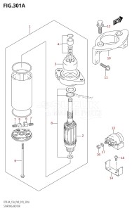 DT9.9A From 00996-910001 (P36 P40 P81)  2019 drawing STARTING MOTOR (DT15A:P40:E-STARTER)