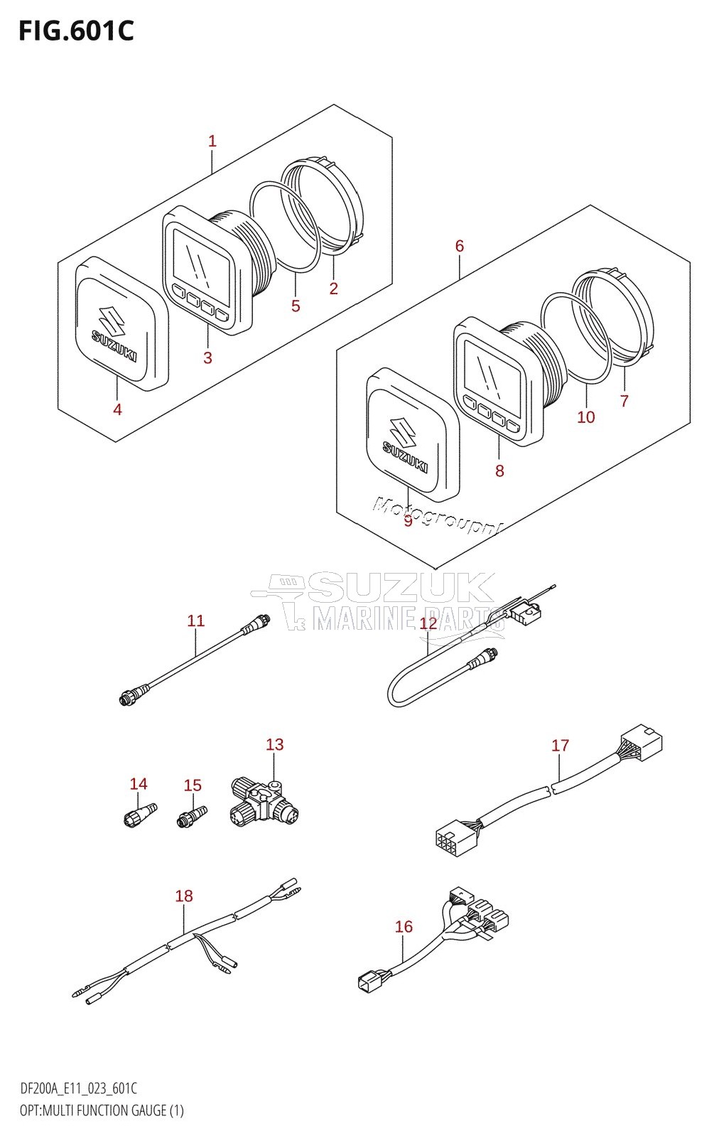 OPT:MULTI FUNCTION GAUGE (1) (023)