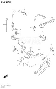 17502F-510001 (2005) 175hp E01 E40-Gen. Export 1 - Costa Rica (DF175TG) DF175TG drawing SENSOR (DF175TG:E40)