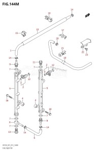 DF250Z From 25003Z-310001 (E01 E40)  2013 drawing FUEL INJECTOR (DF250Z:E40)