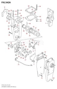 DF250Z From 25003Z-910001 (E03 E40)  2019 drawing OPT:REMOTE CONTROL ASSY DUAL (2)