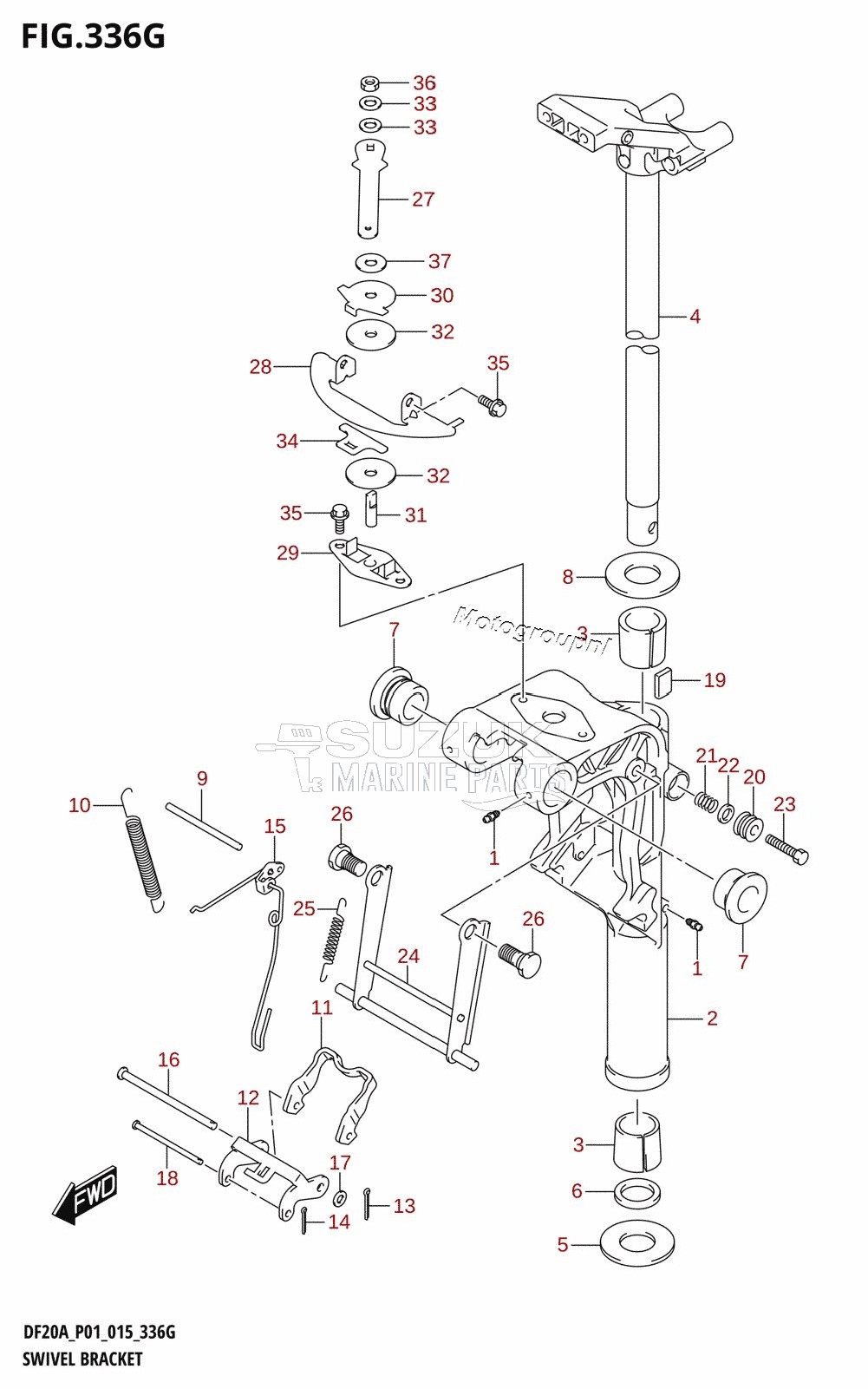 SWIVEL BRACKET (DF20A:P01)