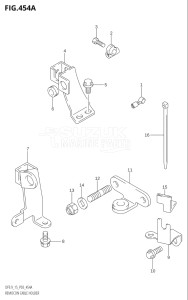 01502F-421001 (2004) 15hp P03-U.S.A (DF15K4) DF15 drawing REMOCON CABLE HOLDER (DF9.9R)