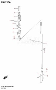 DF25A From 02504F-810001 (P03)  2018 drawing SHIFT ROD