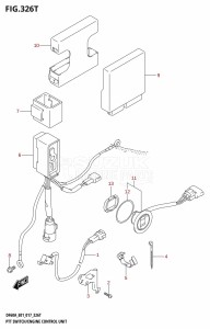 DF50A From 05004F-710001 (E01)  2017 drawing PTT SWITCH /​ ENGINE CONTROL UNIT (DF60AVTH:E01)