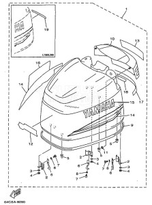 L200F drawing TOP-COWLING