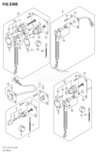 DF175TG From 17502F-610001 (E01 E40)  2016 drawing OPT:SWITCH (DF150Z:E01)