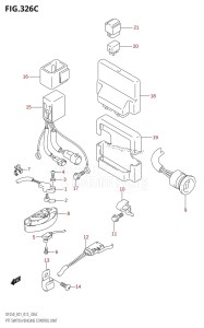 DF250Z From 25003Z-210001 (E01 E40)  2012 drawing PTT SWITCH /​ ENGINE CONTROL UNIT (DF200Z:E01)