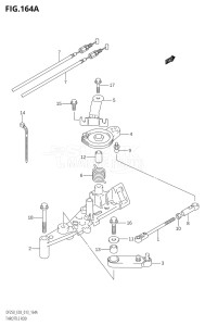 20002Z-310001 (2013) 200hp E03-USA (DF200Z) DF200Z drawing THROTTLE ROD