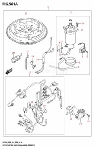 DF30A From 03003F-610001 (P01 P40)  2016 drawing OPT:STARTING MOTOR (MANUAL STARTER) (DF25A:P01:M-STARTER)