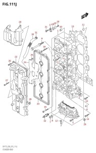 DF150ZG From 15002Z-510001 (E03)  2015 drawing CYLINDER HEAD (DF150ST:E03)