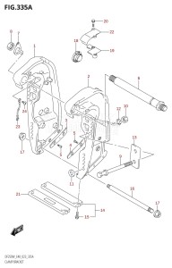 DF250 From 25005F-240001 (E40)  2022 drawing CLAMP BRACKET