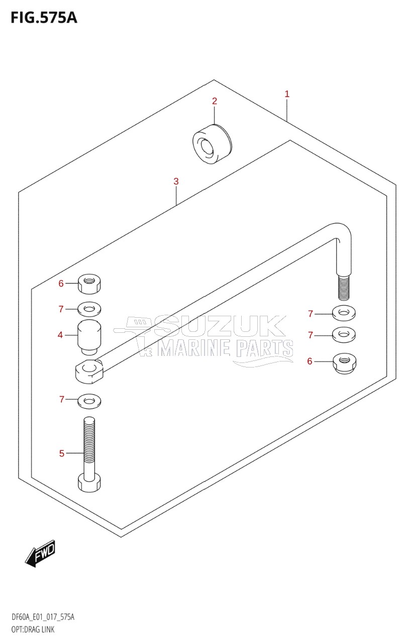 OPT:DRAG LINK (DF40AQH:E01)