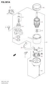 DF40 From 04001F-880001 (E01)  2008 drawing STARTING MOTOR (X,Y)