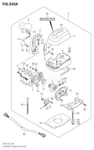 DF300 From 30001F-780001 (E03)  2007 drawing OPT:REMOTE CONTROL ASSY SINGLE (K7)