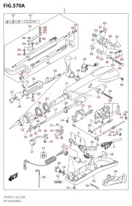 DF140BT From 14005F-240001 (E11 E40)  2022 drawing OPT:TILLER HANDLE (DF115BT,DF115BZ)