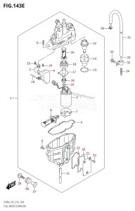 DF70A From 07003F-610001 (E01 E40)  2016 drawing FUEL VAPOR SEPARATOR (DF80A:E01)