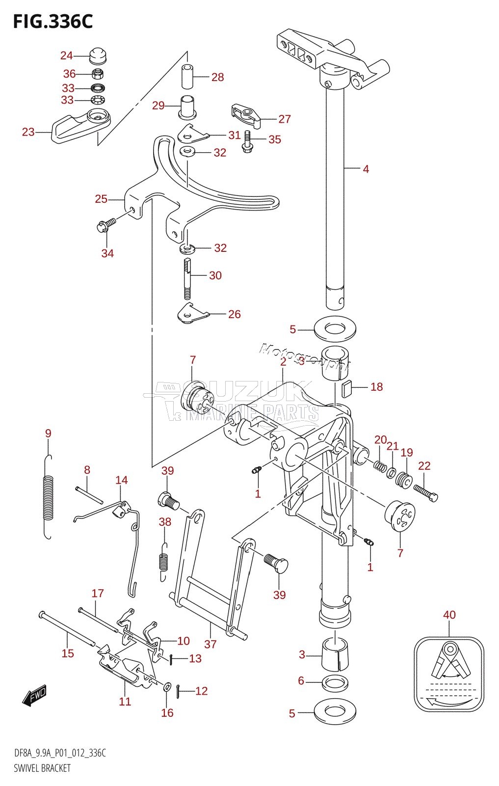 SWIVEL BRACKET (DF9.9A:P01)