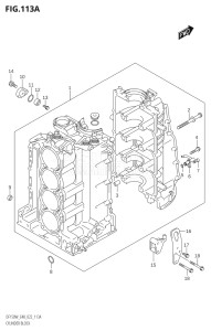 15002Z-040001 (2020) 150hp E40-Costa Rica (DF150WZ  DF150WZ) DF150 drawing CYLINDER BLOCK